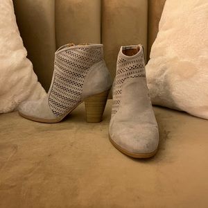 Laser cut out booties